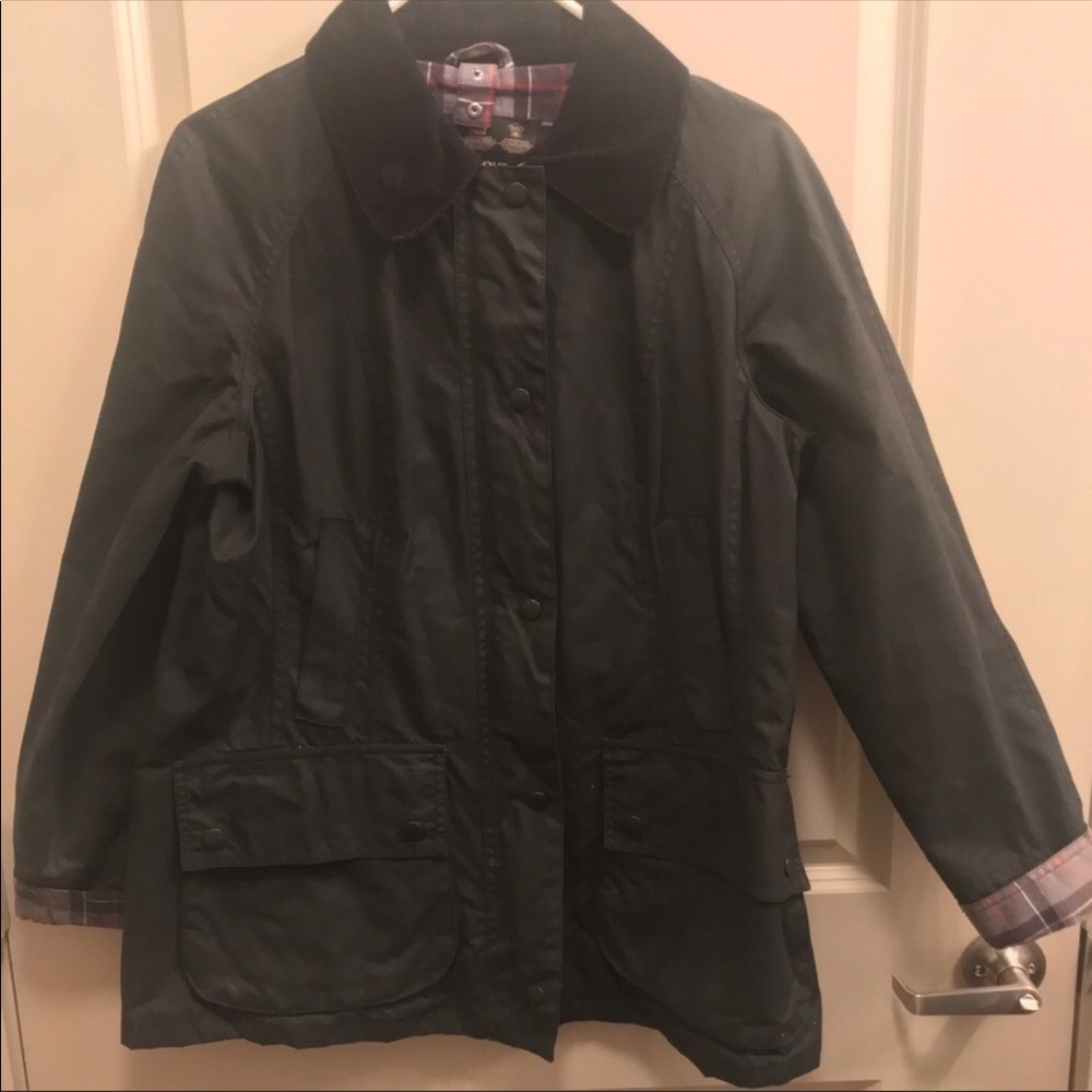 Black Womens Barbour Jacket Wax